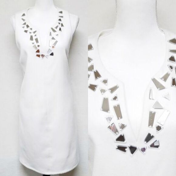 jb by Julie Brown Isla Shift Dress Ivort Frost 12 - Picture 1 of 8